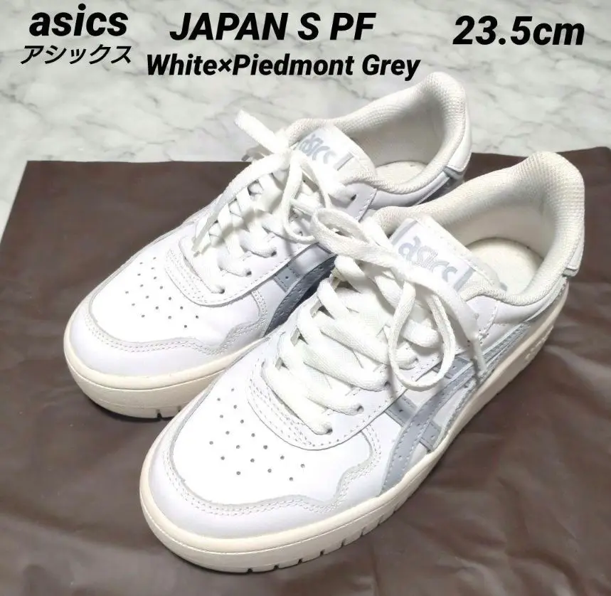 人気【ASICS】Japan S PF プラットフォーム 厚底 スニーカー 白 JAPAN S PF | Women | White/White | Women's Sportstyle Shoes