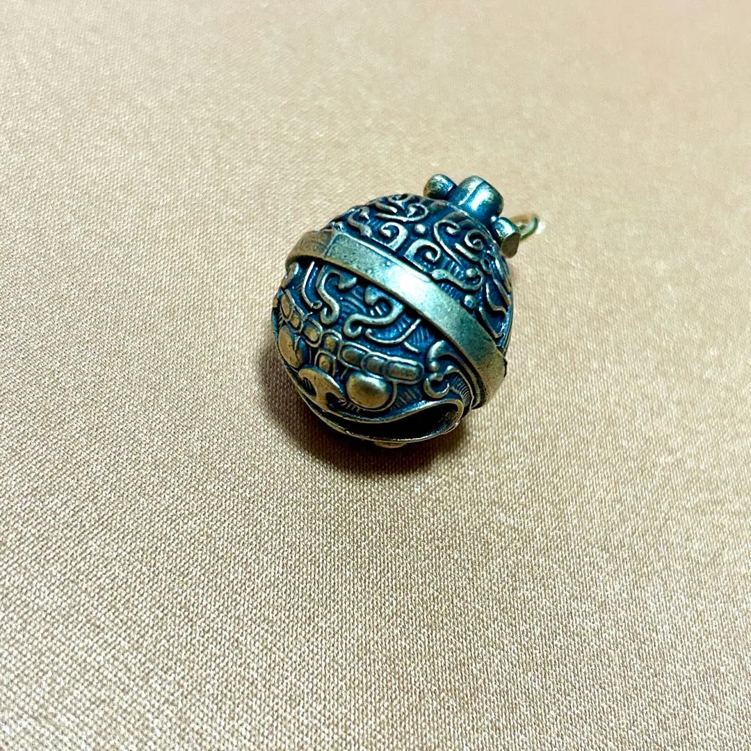 Thumbnail of Brass Guardian Belt Lion Dance Pendant Top Keychain Amulet