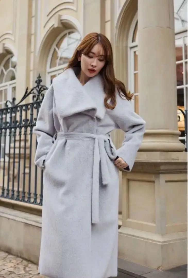 ジャケット・アウター Grace Wrap Coat 本物品質の イベント2日目✨】Grace Wrap Coatを身長別で着用