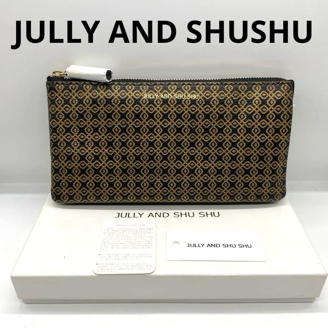 未使用美品　JULLY AND SHUSHU ショルダーウォレット　ゴールド ジュリーアンドシュシュ | 一番人気のウォレットショルダー
