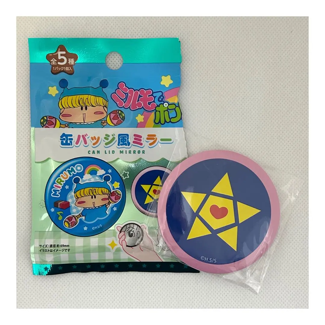 Thumbnail of Mirmo Zibang! Can Badge Style Mirror - Mug Pattern (Mirmo)