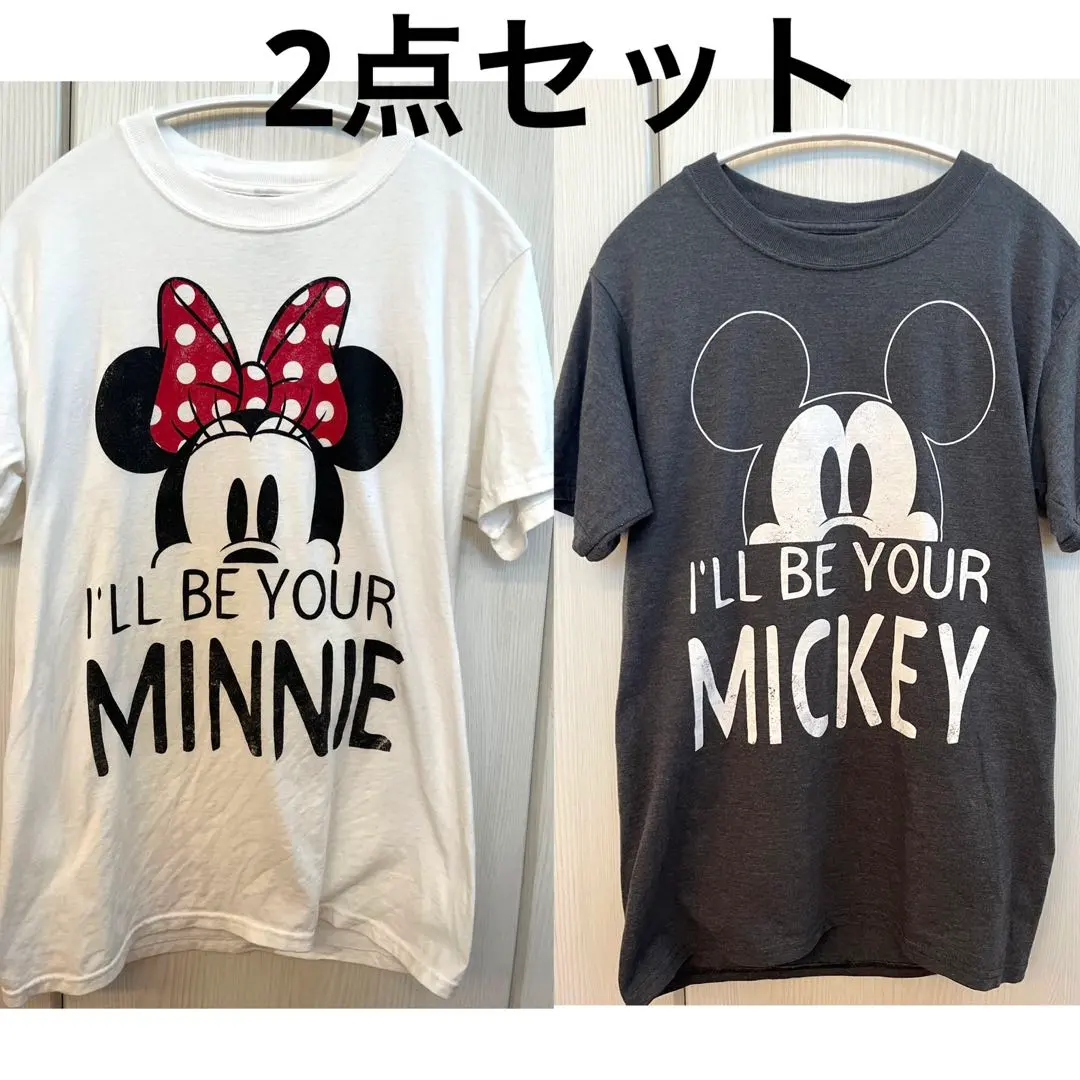 Thumbnail of Available for immediate purchase ⭕️ Set of 2: American Disney T-shirts, Pair for Couples