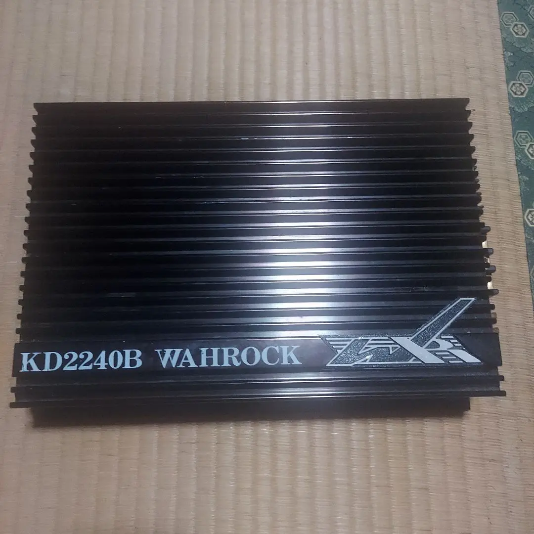 kenwood WAHROCK KD2240B パワー アンプ ウーファーセット WAHROCK KD2240B アンプ - メルカリ