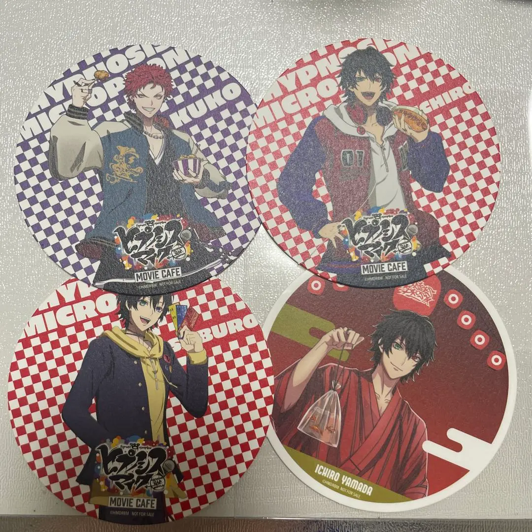 Thumbnail of Hypnosis Mic Hypnosis Movie 8th Cafe Coaster Jyushi Aimono Ichiro Yamada Saburo Yamada