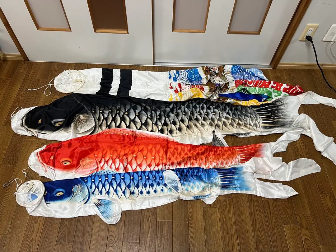 鯉のぼり　優輝　6mセット　中古　ポリエステル 003-811-s.jpg