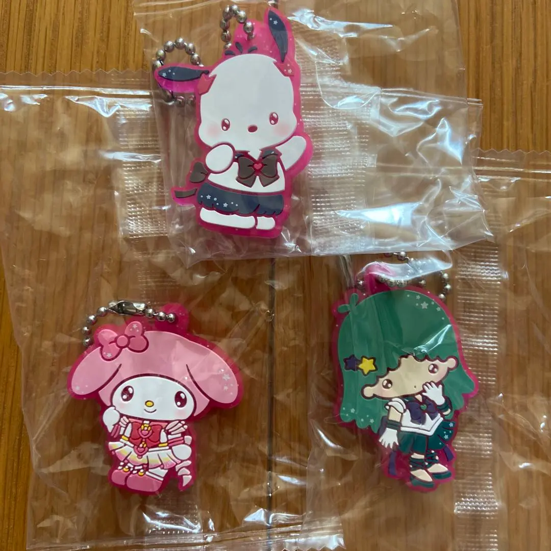 美少女戰士 水手月亮 三麗鷗 橡膠吉祥物2 My Melody 拉拉 布丁狗 的縮圖