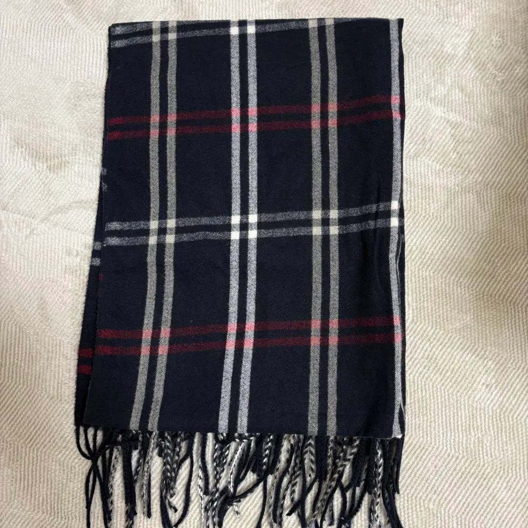 Thumbnail of Excellent Condition: Honeys Stole, Checkered, Navy, Autumn/Winter