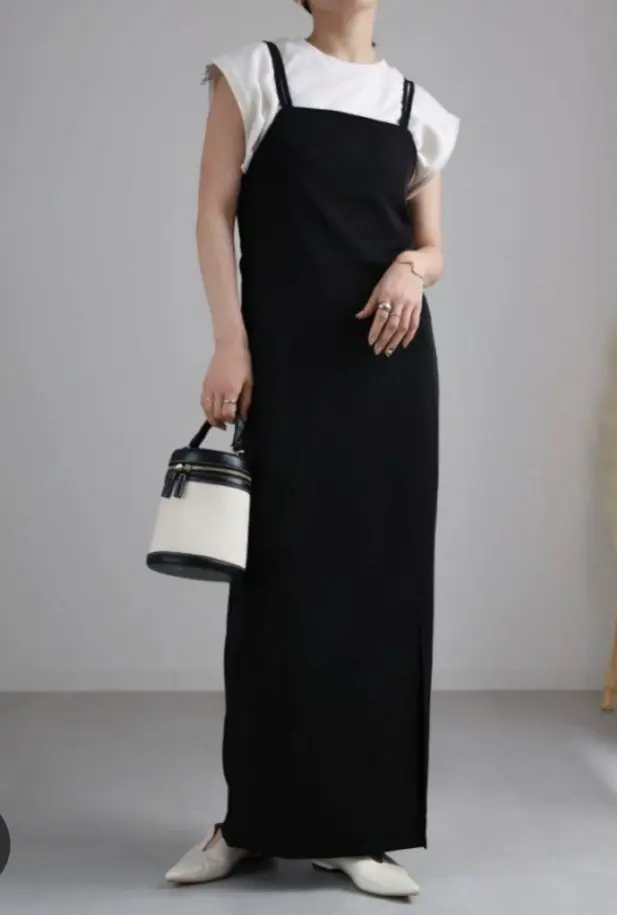 Thumbnail of Excellent condition AP retro Fuwaluck cami dress long slit