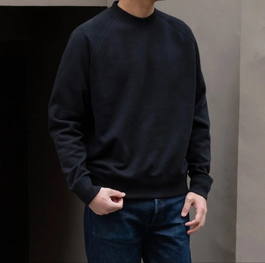 Thumbnail of LOOPWHEELER LW313 Tsuriami Relax Fit Black M