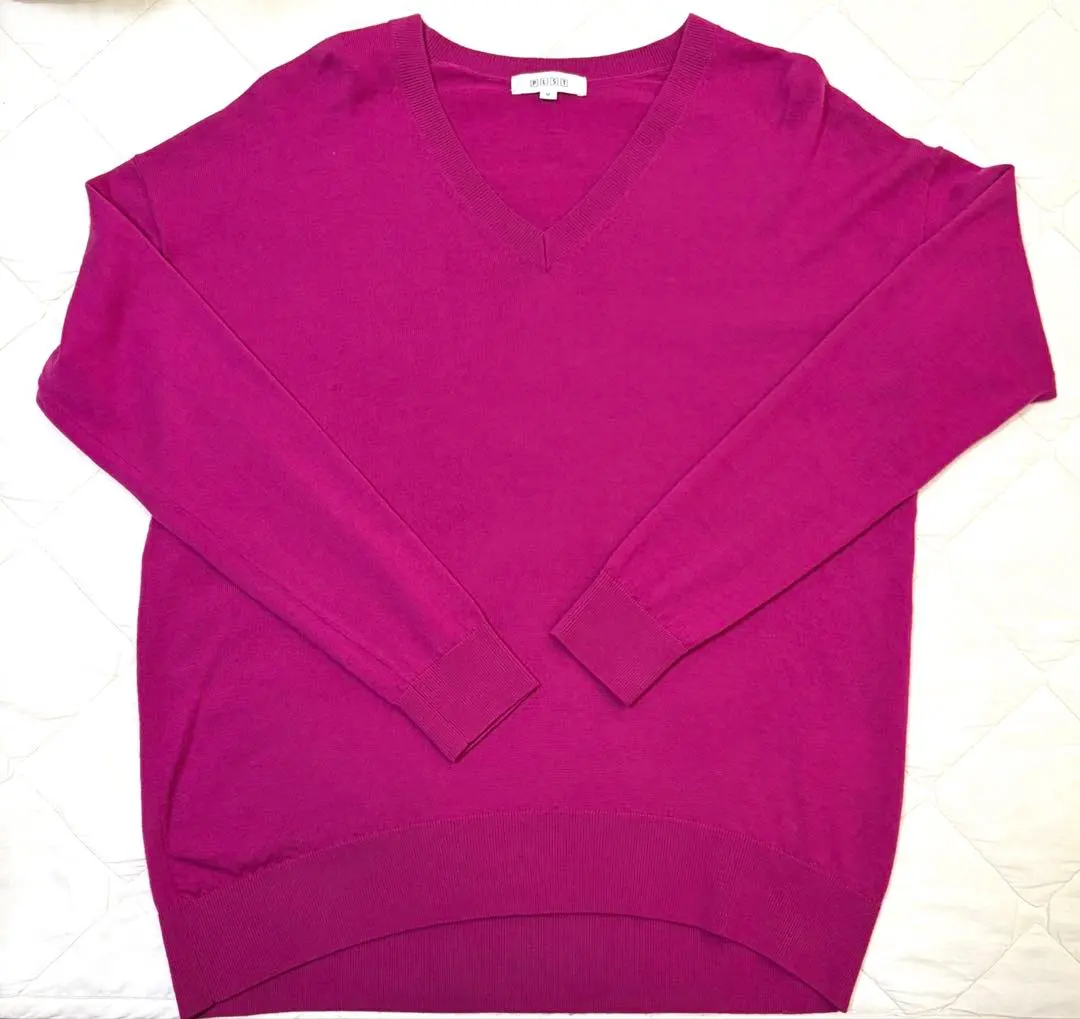 Thumbnail of PLST knit, magenta color, size M, autumn/winter wear, women's