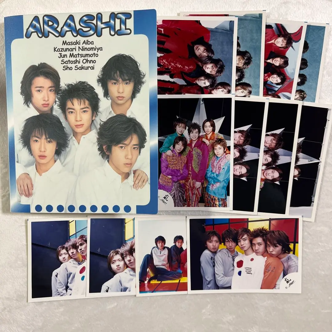 嵐 公式グッズ フォトアルバムと嵐ロゴ公式写真74枚 セット 嵐 公式 フォトアルバム - メルカリ