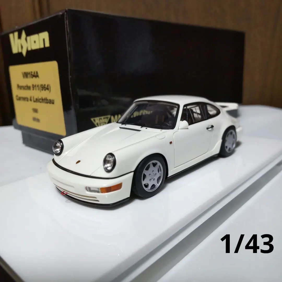 メイクアップ 1/43 ポルシェ 911 (964) カレラRS NGT 白