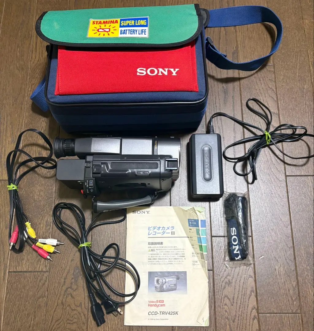 動作品◆SONY TRV４２５XR　録・再・ダビングOK 美品 8mmテープのダビングに！ SONY ビデオカメラ CCD-TRV425 03