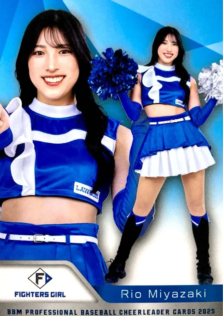 Thumbnail of Rio Miyazaki FIGHTERS GIRL Regular BBM 2025 Cheerleader