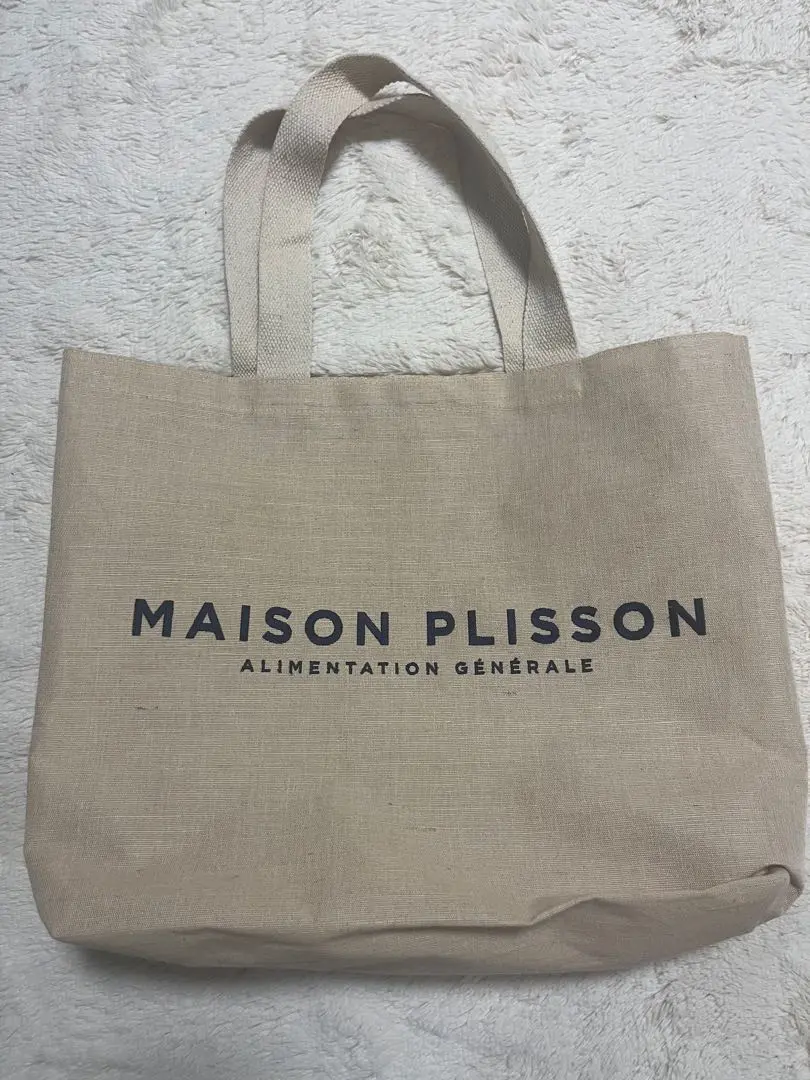 メゾン プリソン ショッピングバッグ MAISON PLISSON フランス・パリの高級食材セレクトショップのショッピングバッグ
