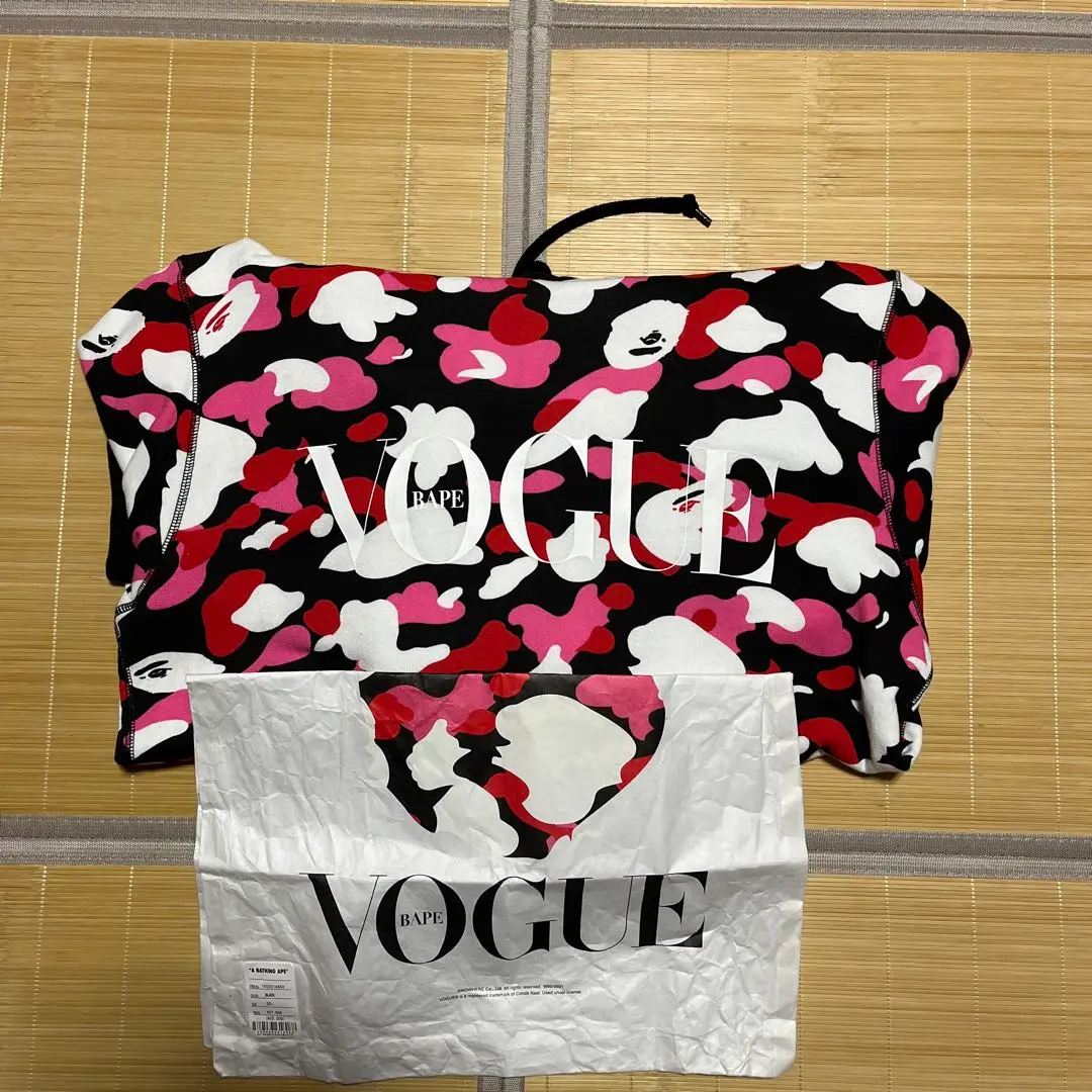 APE BAPE KAWS VOUGE ヴォーグ　CAMO パーカー　2XL 2025年最新】vogue apeの人気アイテム - メルカリ
