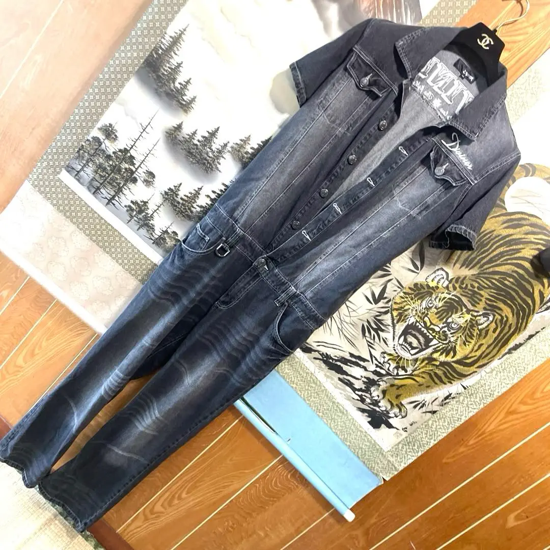 DIVINER つなぎ JOKER（ジョーカー）の「DIVINERロゴツイルツナギ（セットアップ