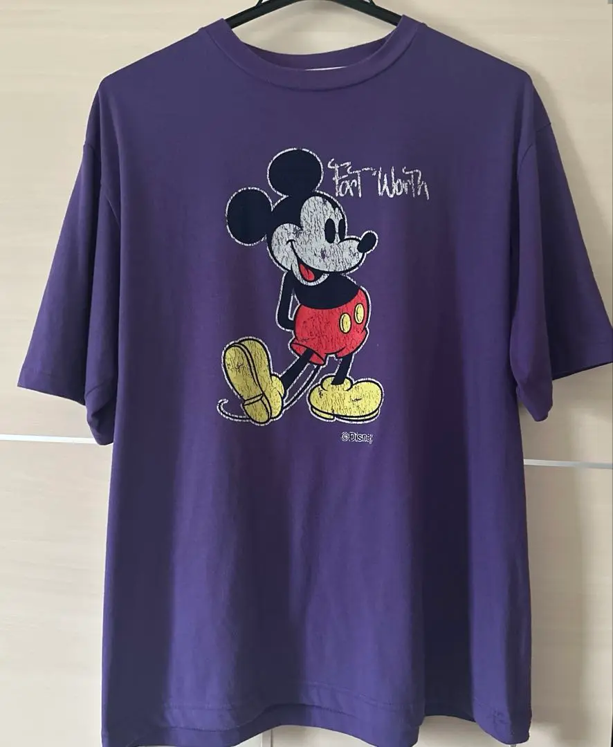 ザシンゾーン　ミッキーTシャツ　パープル tsz-23amscu05_2.jpg