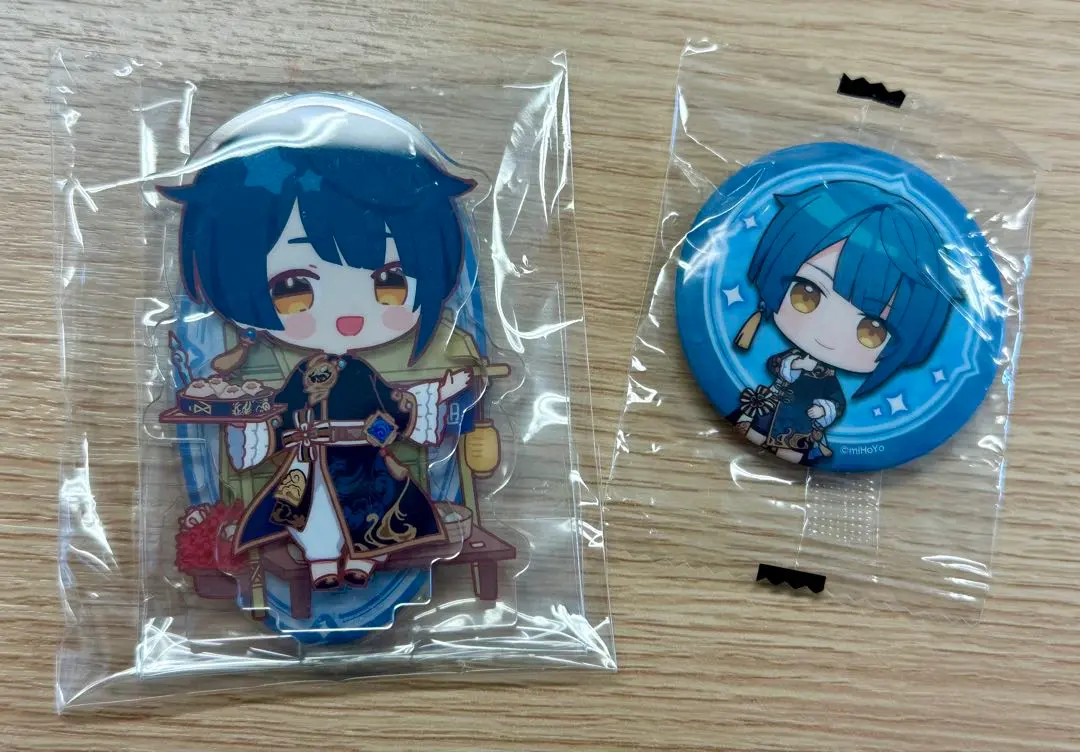 Thumbnail of Genshin Impact Xingqiu Can Badge & Acrylic Stand Set (Suipara, etc.)