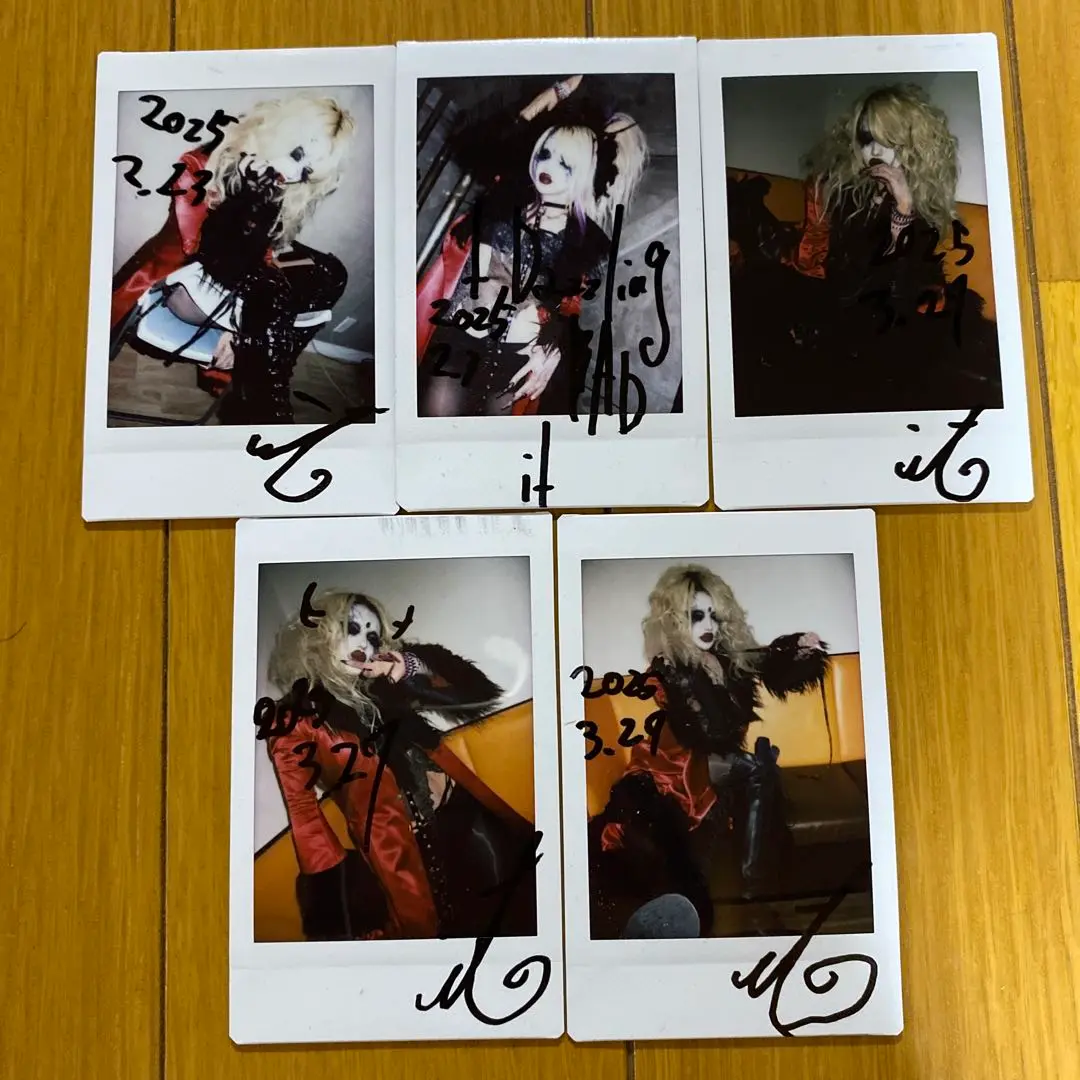 DazzlingBAD 痲紗さん　サイン付き　チェキ5枚セット DazzlingBAD 痲紗さん 5枚セット - メルカリ