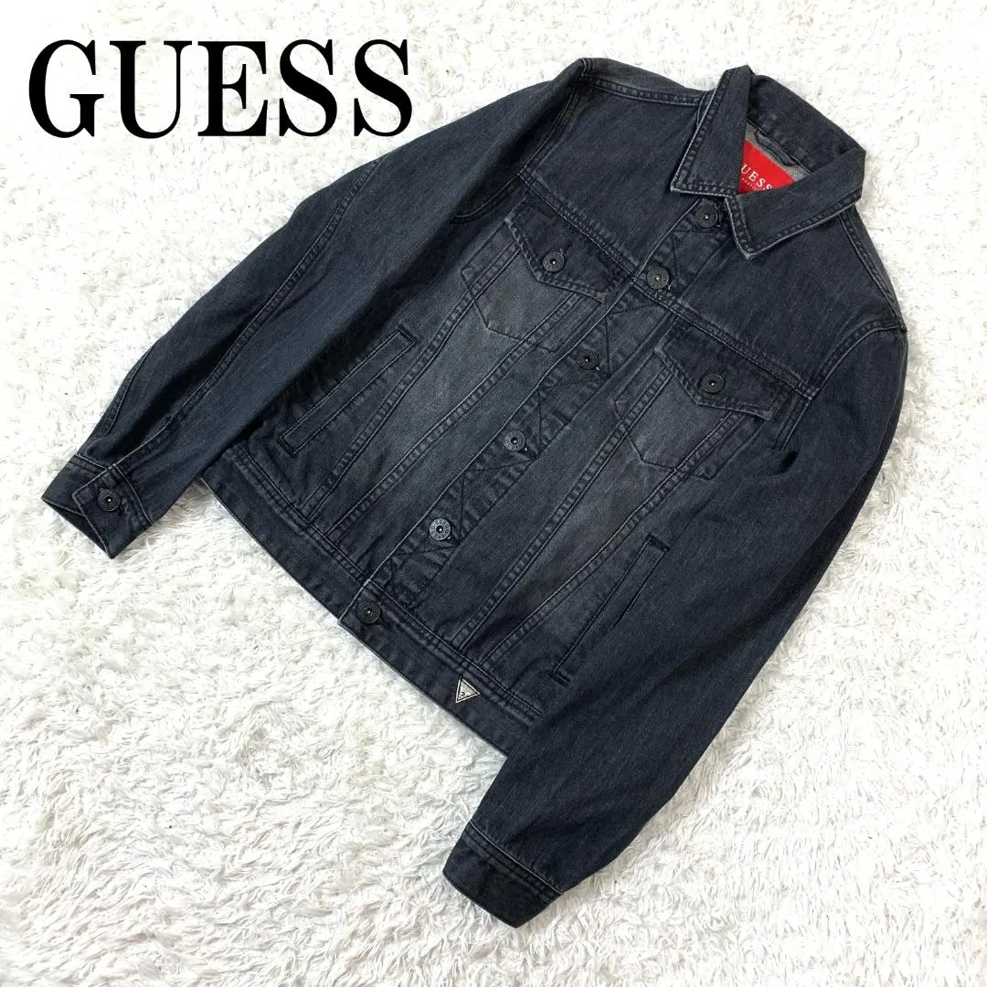 Thumbnail of GUESS G-Jean Denim Jacket Black Back Logo B1587