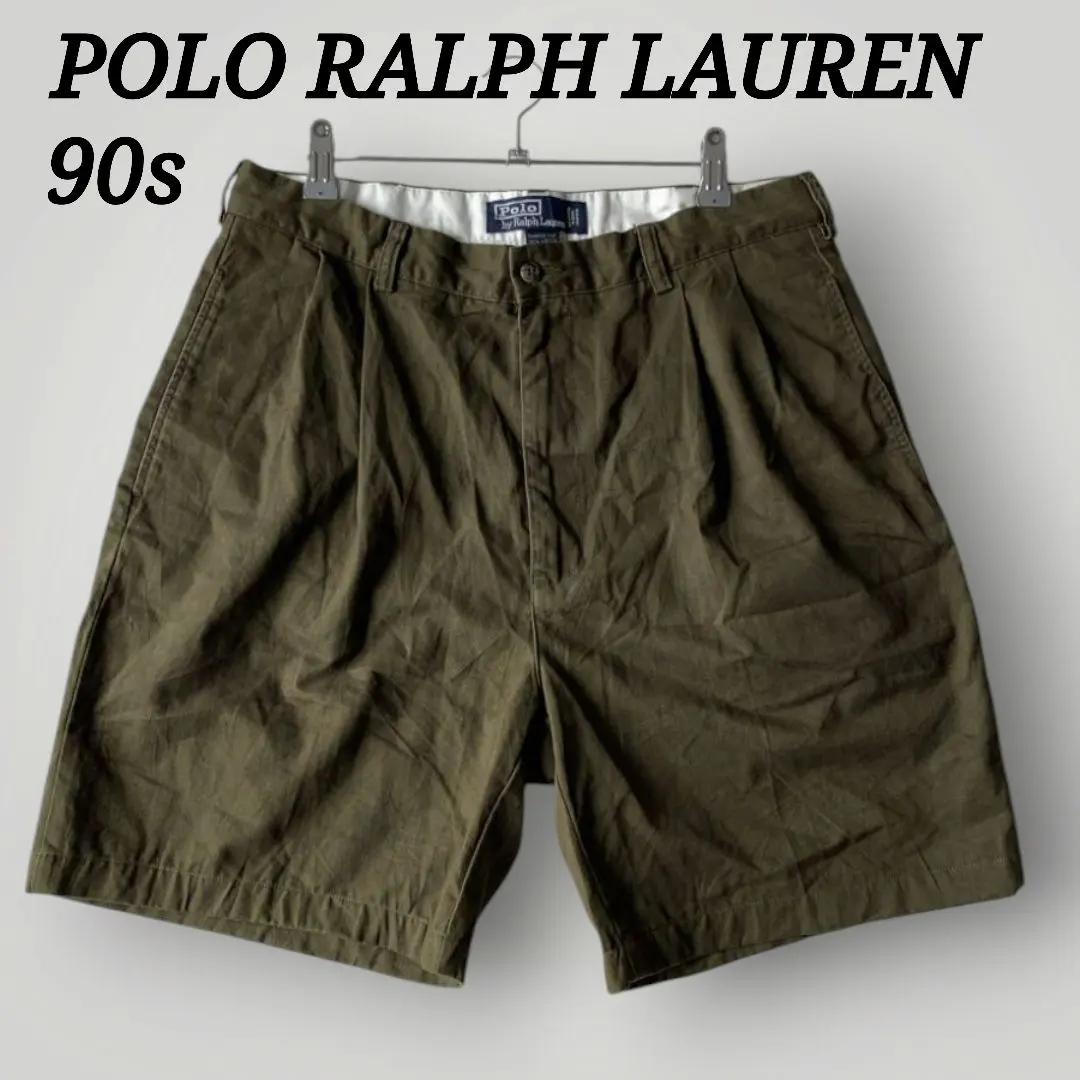 Thumbnail of Excellent condition 90s Polo Ralph Lauren Two-Tuck Short Pants Hammond