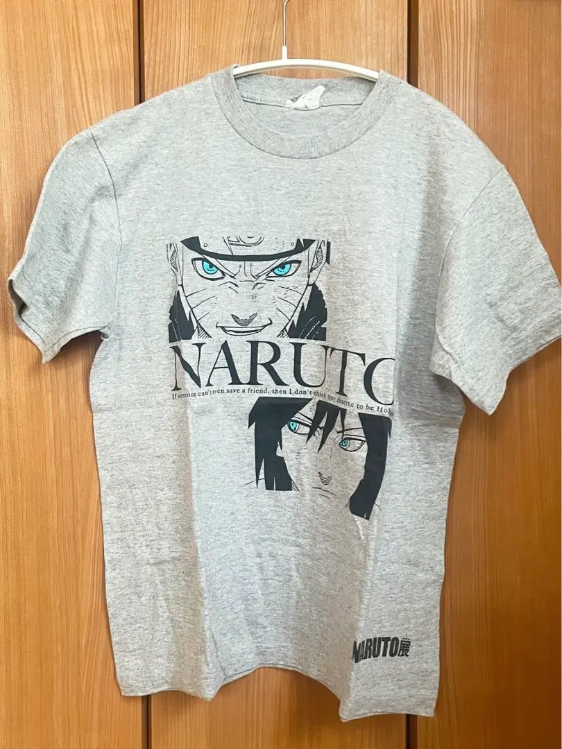 新品未使用　ナルト展　NARUTO アニメTシャツ　グレー 新品未使用☆ ナルト NARUTO Tシャツ ナルト展 グレー