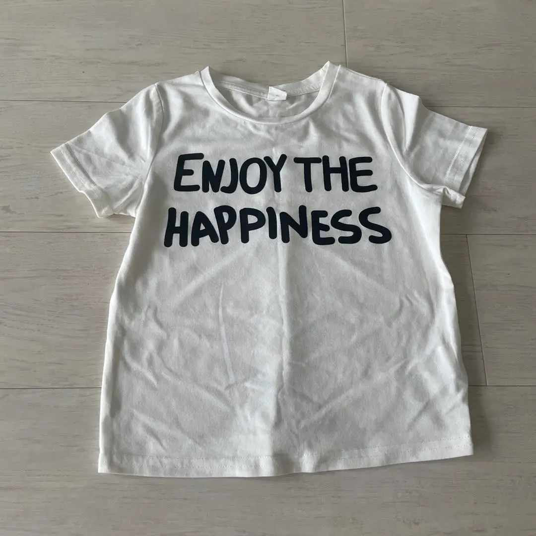 希音 SHEIN 彩虹T恤 5Y 104-110cm 白色 的縮圖