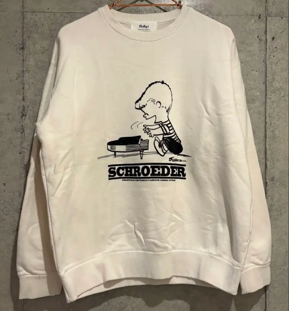 シュローダー 半袖スウェット ラグランスリーブ グリーン PEANUTS公式 シュローダー 半袖スウェット ラグランスリーブ グリーン