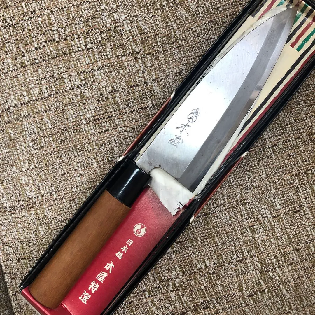 出刃包丁 木屋　義久　左利き用 箱付き 2025年最新】木屋 義久の人気アイテム - メルカリ