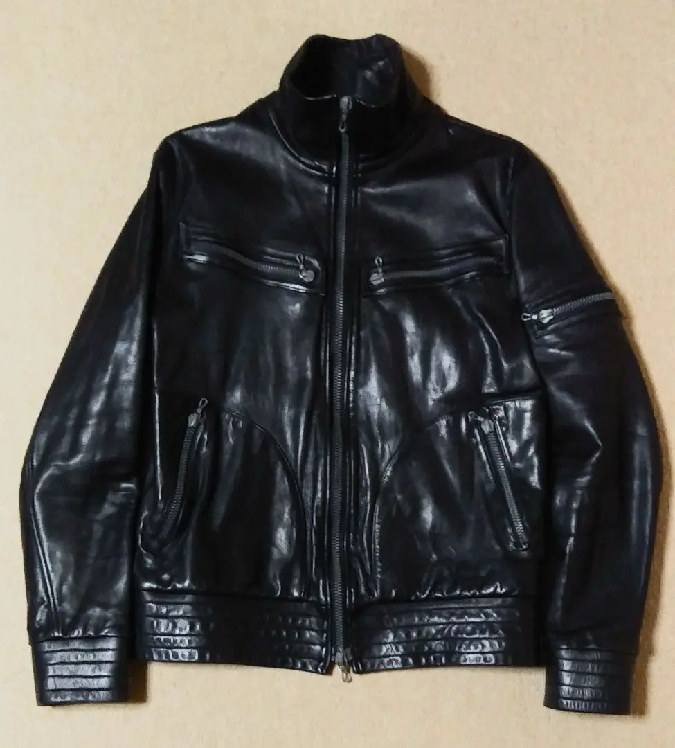 【未使用】RIPVANWINKLE シングル ライダース ジャケット 3 ハの字 RIPVANWINKLE - Deer Skin Single Rider,s Jacket