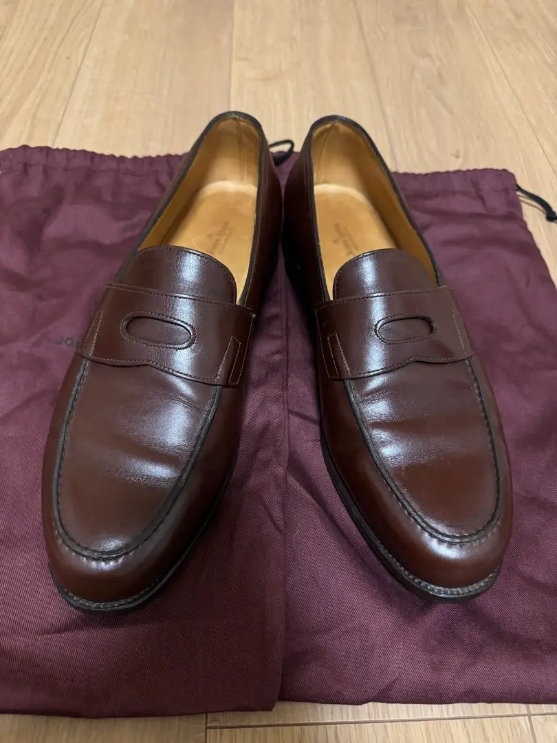 ジョンロブ ロペス　ローファー　スエード　ダークブラウン JOHN LOBB ジョンロブ ロペス スエード ローファー 8.5