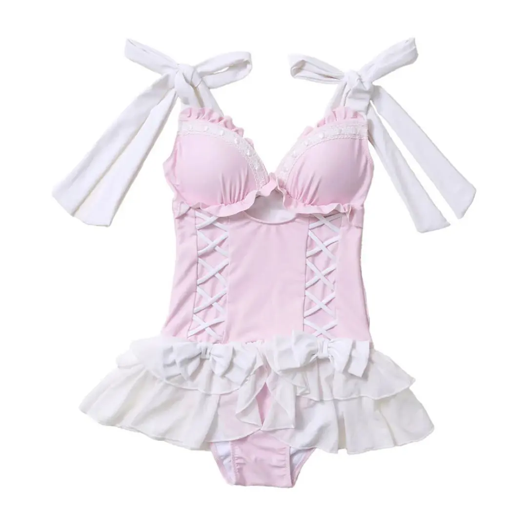 CS 即日発送 使用1回 ディアマイラブ マイメロコラボ ワンピース水着 夢展望 - マイメロディ♡ワンピース水着の通販 by プロフ必読