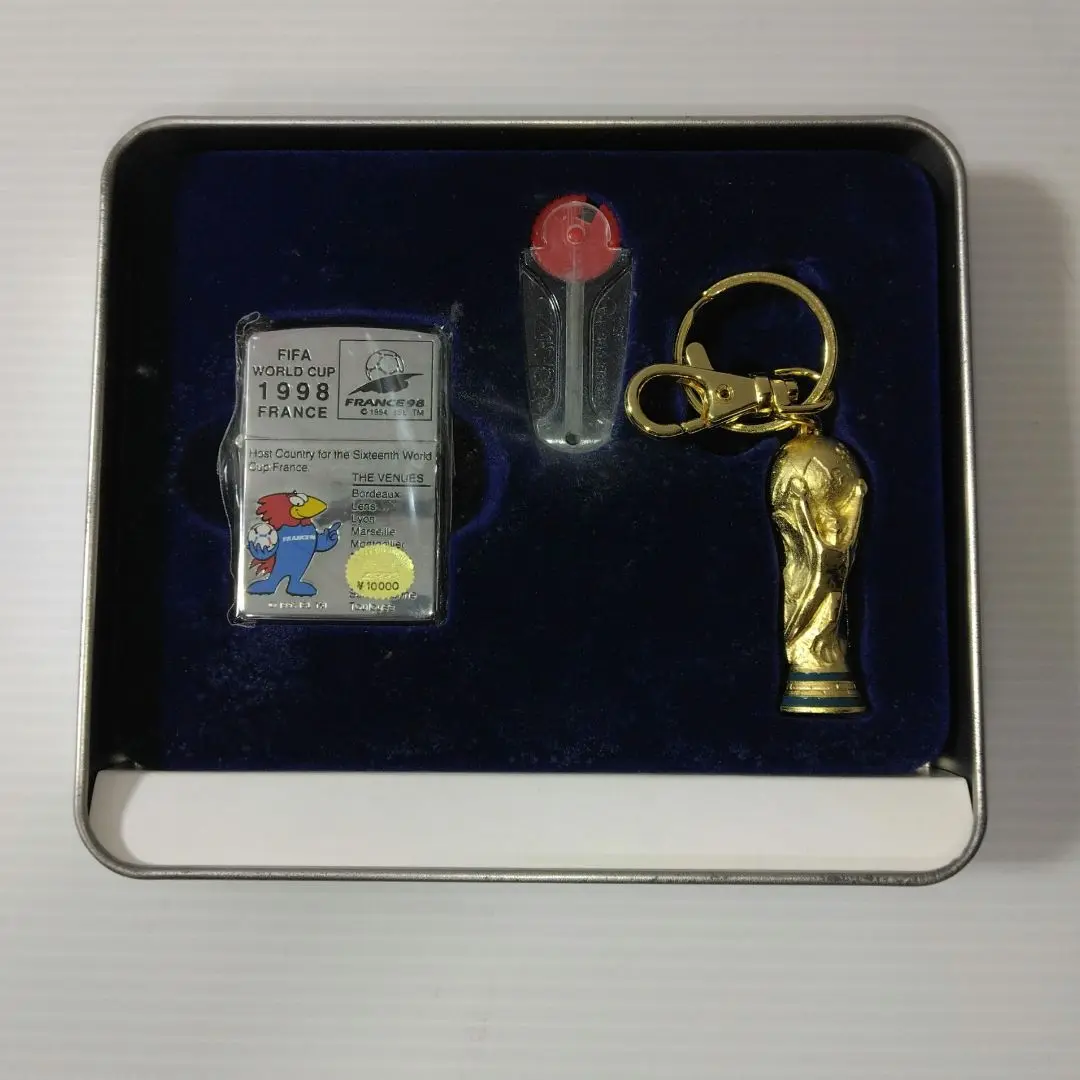 【公式】サッカーフランスW杯　FRANCE98 ZIPPO&キーホルダー FIFA World Cup France98 Limited ZIPPO 1995 MIB Rare | eBay