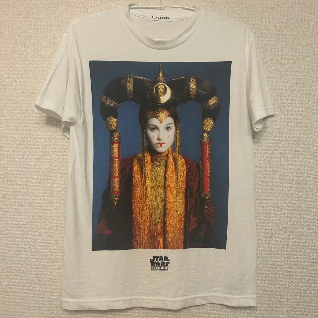 美品 スペシャル ビンテージ スターウォーズ Tシャツ アミダラ XZ44 Tシャツ 90s 映画 ムービー スターウォーズ アミダラ