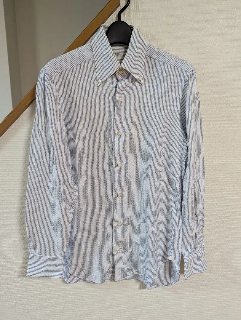 Thumbnail of BARBA Made in Italy 100% Cotton Striped Shirt