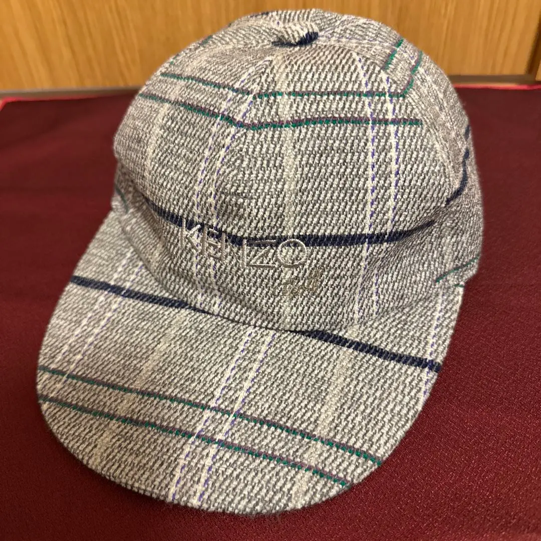 ☆美品☆KENZO golf 粗花呢 帽子 均碼 的縮圖