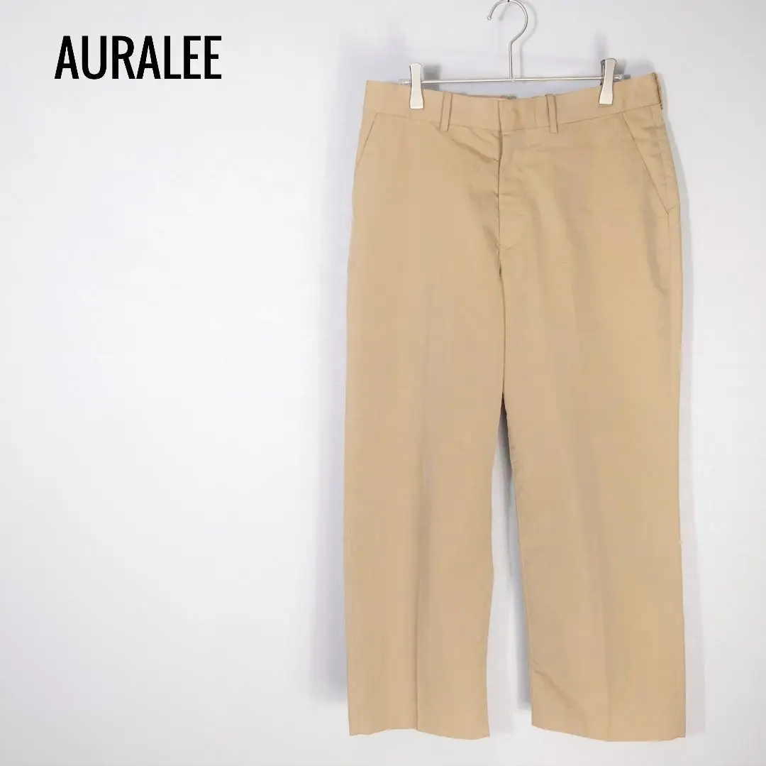 AURALEE ワイドスラックス 4 AURALEE オーラリー 21AW A21AP02BH BLUEFACED WOOL WIDE SLACKS