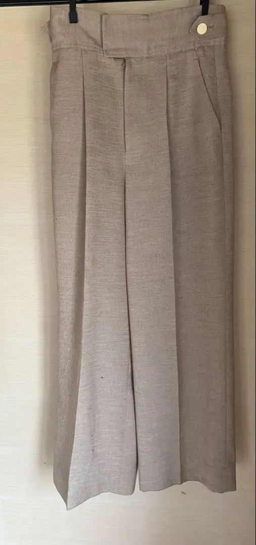 Thumbnail of UNITED TOKYO Beige Wide Pants Size 1