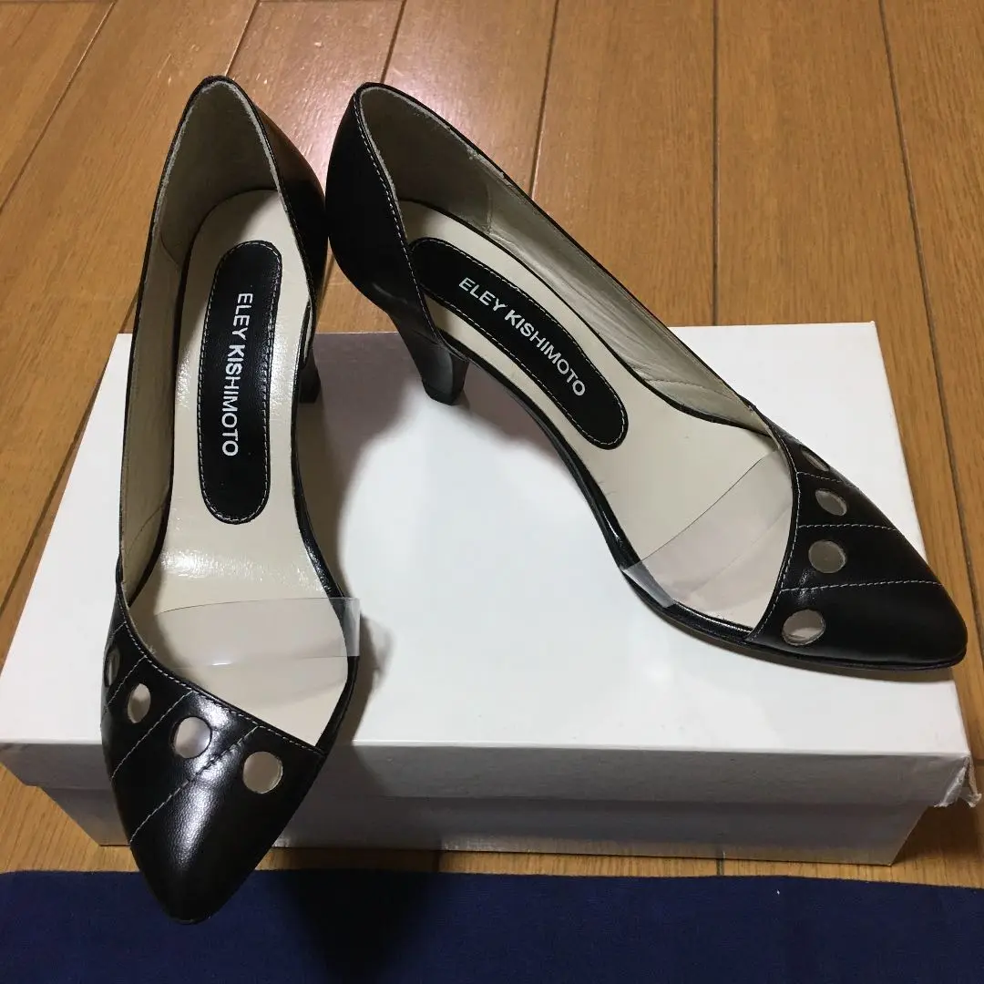 ELEY KISHIMOTO イーリーキシモトアンティークレザーパンプス新品未使 ELEY KISHIMOTO イーリーキシモトアンティークレザーパンプス
