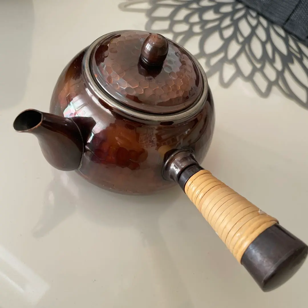 英純堂 (エイジュンドウ) 茶器揃え 桃山古色 鎚起銅器