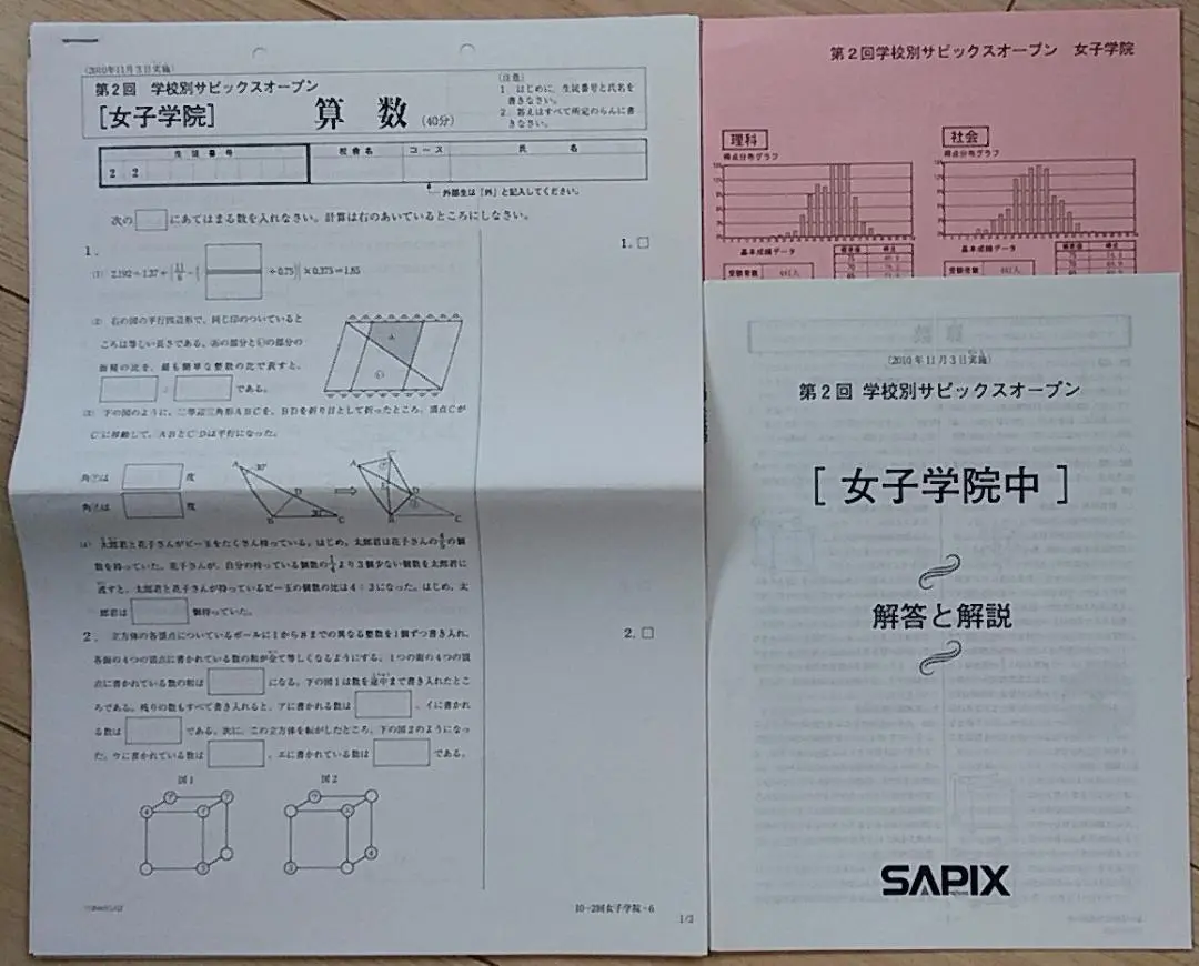 2025年最新】学校別サピックスオープン 女子学院の人気アイテム