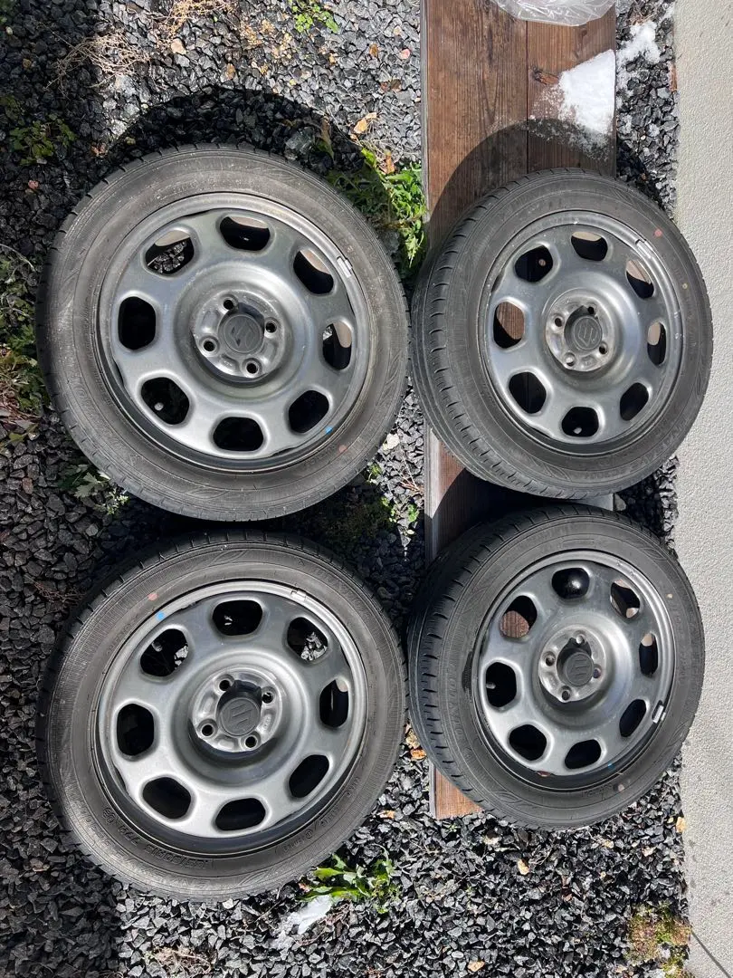 専用①❗送料込み❗美品バリ山❗ハスラー純正アルミホイール❗165/60R15❗ スズキ ハスラー 純正ホイール165/60R15 Jスタイル MR52 MR92
