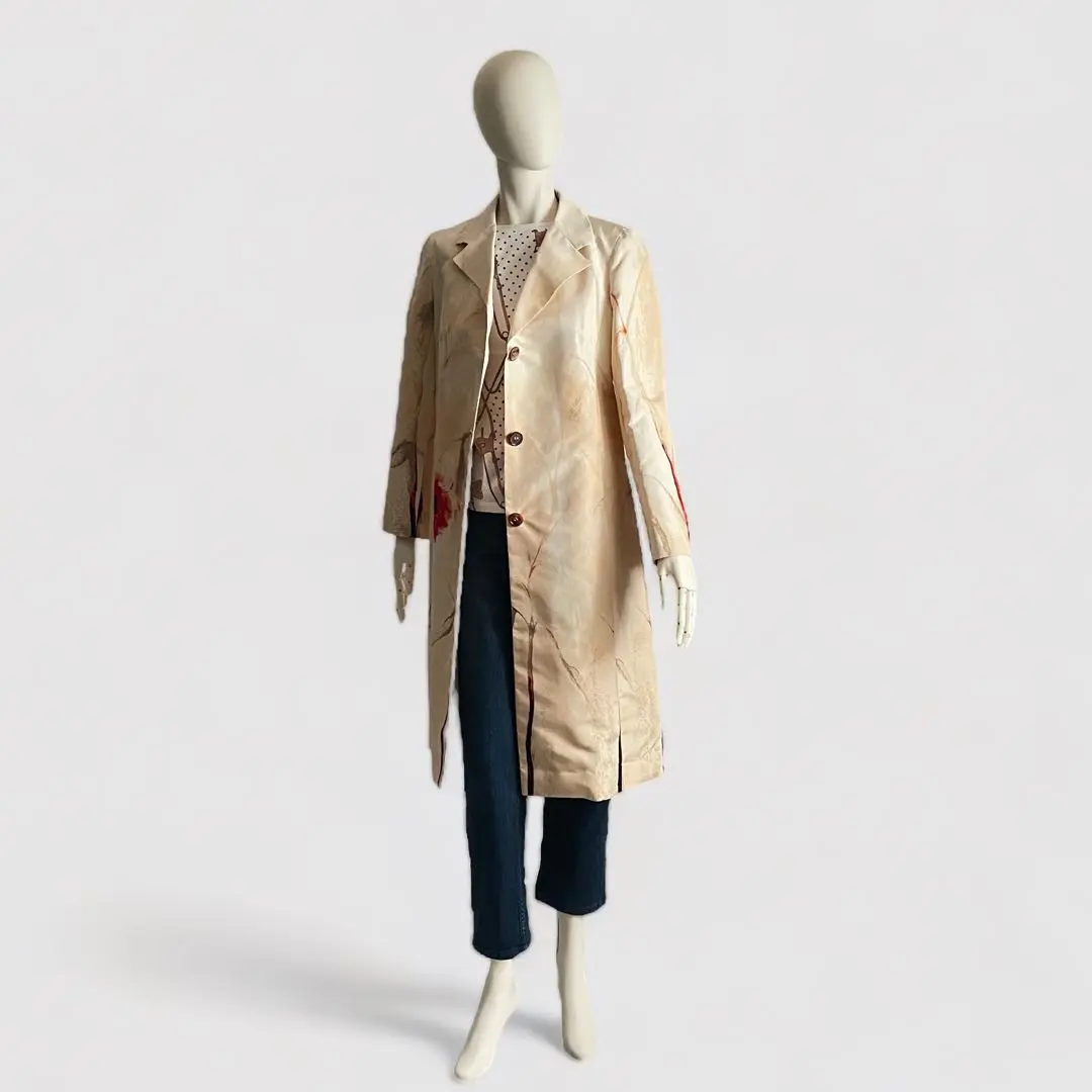美品　セリーヌ　CELINE ロングコート CELINE - 美品 Vintage セリーヌ CELINE コート ロングコート