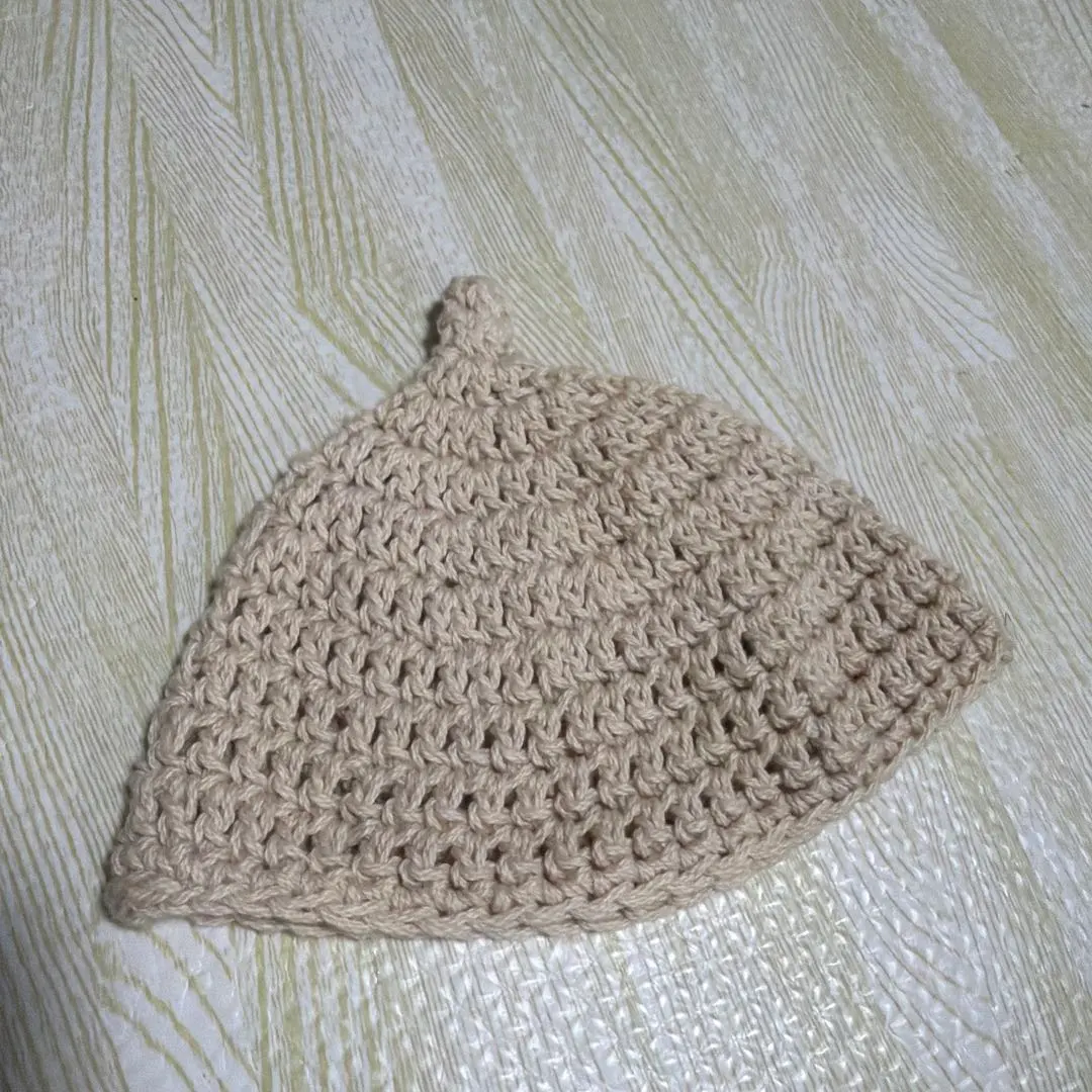 Thumbnail of Beige Knitted Baby Hat