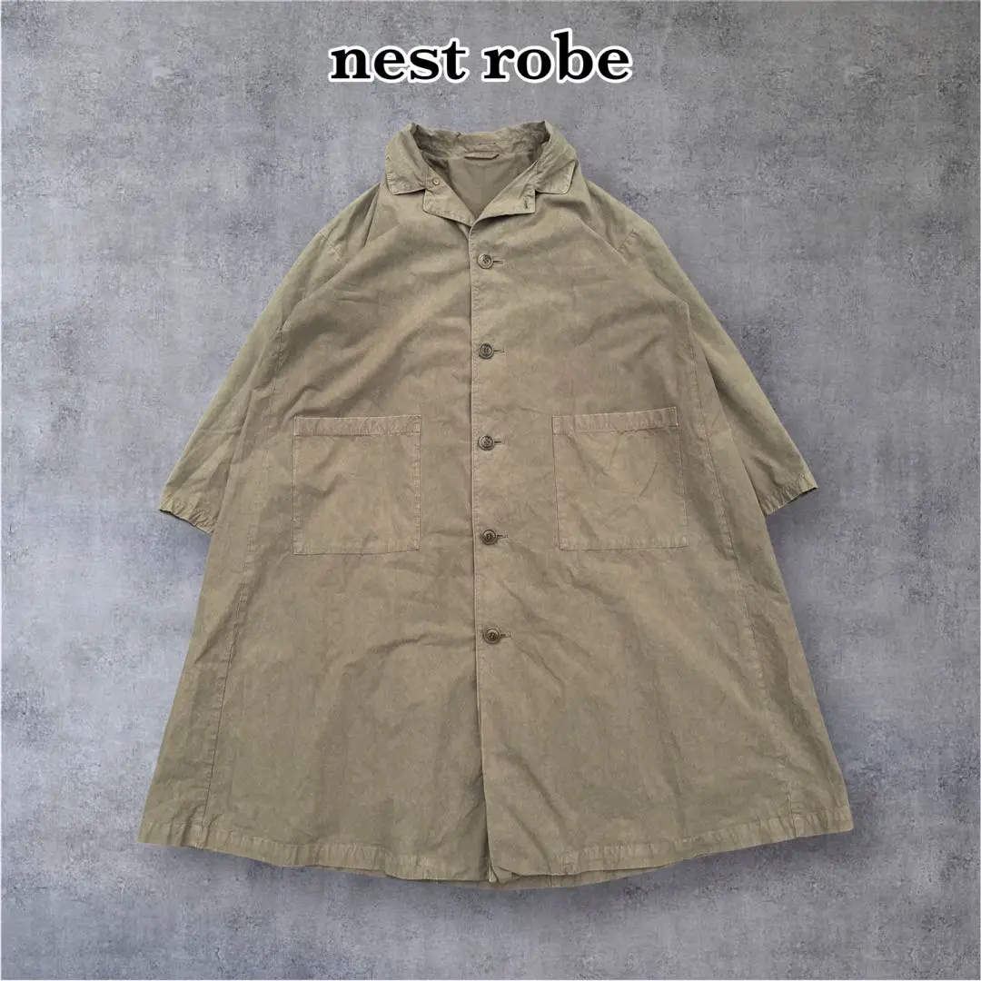 AWセール中！〈nest Robe CONFECT〉 ステンカラーコート スーピマコットン ステンカラーコート ｜nest Robe / CONFECT