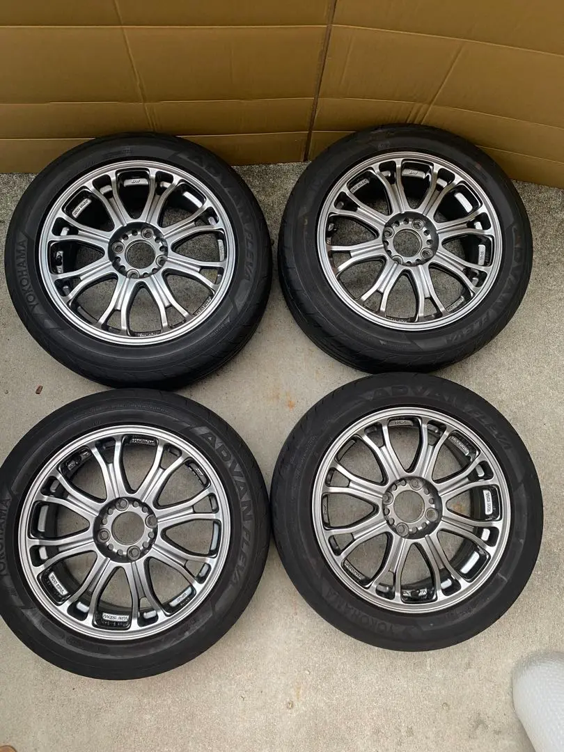 ②185/55/15 アドバン2024年製約3000km走行美品 インパル軽量 ②185/55/15 アドバン2024年製約3000km走行美品 インパル軽量