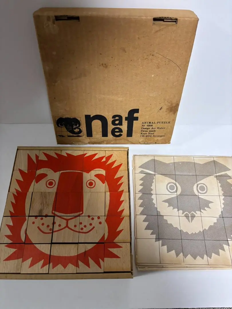 [希少品]スイス製 Neafアニマルパズル ネフ社 / Aoi Huber 希少品]スイス製 Neafアニマルパズル ネフ社 / Aoi Huber