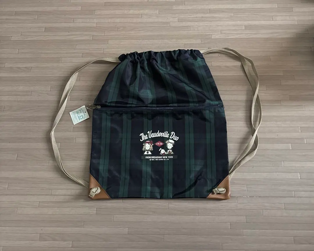 Thumbnail of The Vaudeville Duo Knapsack Drawstring Bag Retro