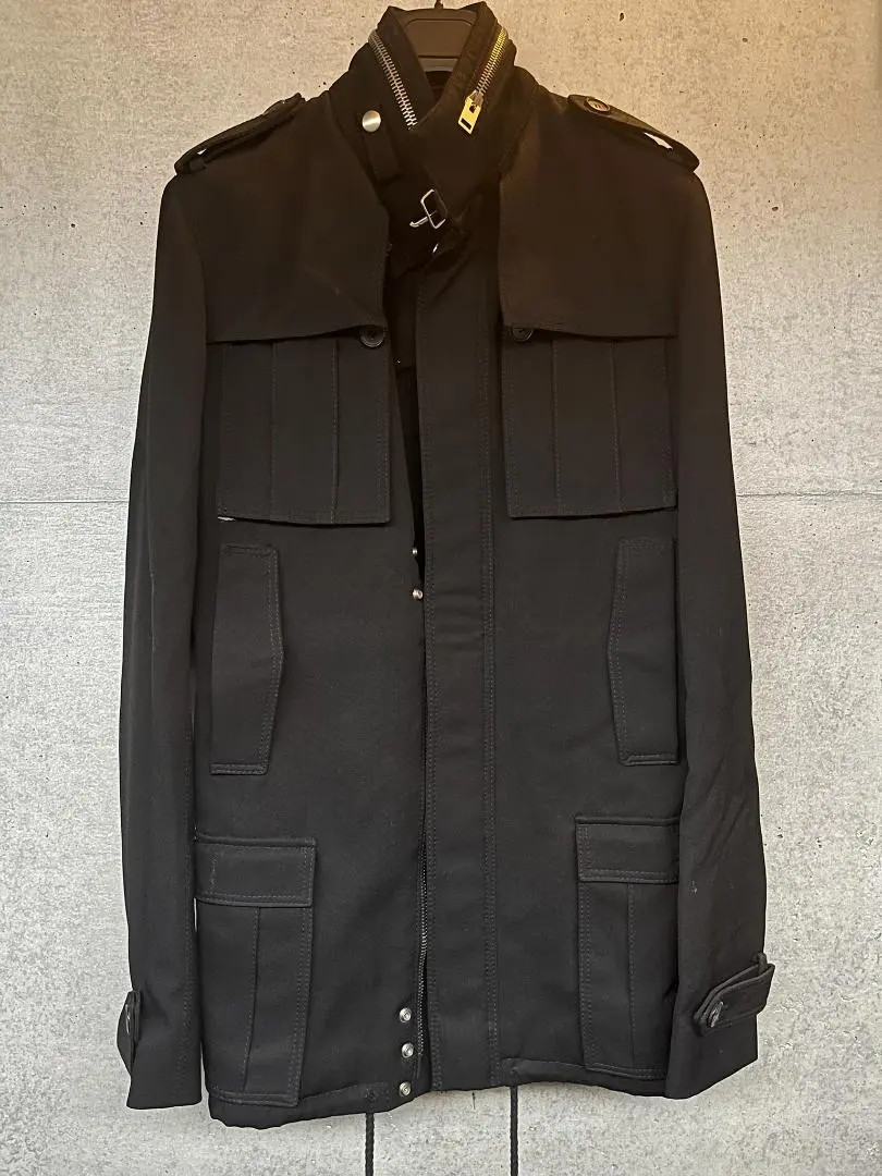 Dior homme 04AW フード付きコート 44 270019107120-6.jpg